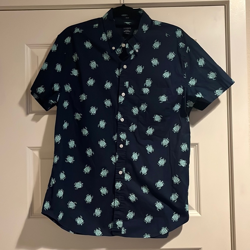 JCrew Slim Fit Short Sleeved Button Down